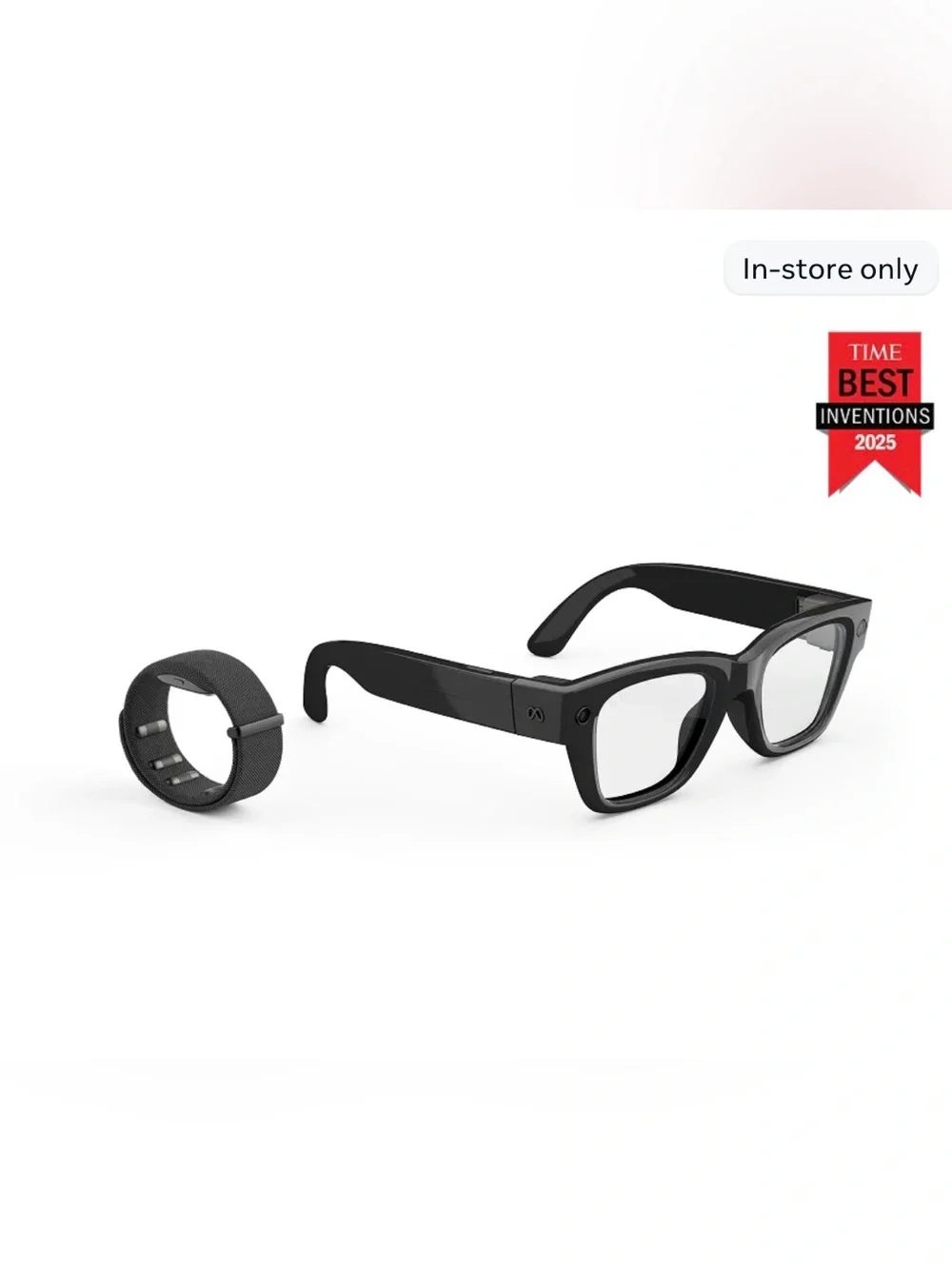Ray-Ban Meta “Display” Black Smart Glasses with Black Band